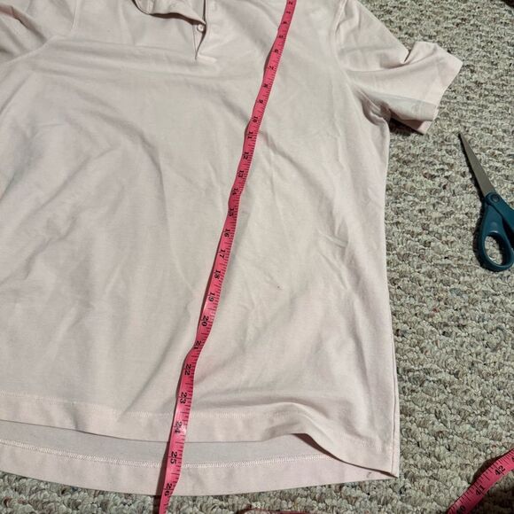Lululemon Evolution Short Sleeve Polo Shirt in Pink- Size Medium - Picture 5 of 6
